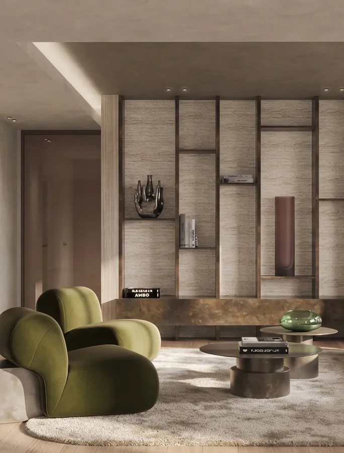 Ban Residence — living room